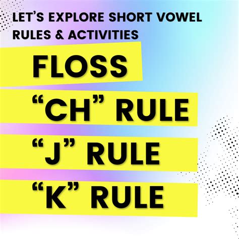 How To Teach Short Vowel Rules And 19 Activities To Help Orton