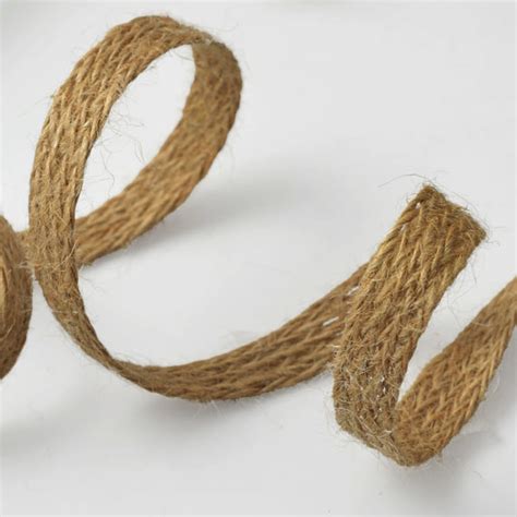 Natural Jute Braid Ribbon Trim By Yard Step