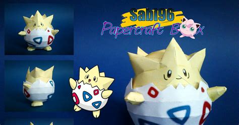 Sabi96 Papercraft Box Easter Special Pt2 Togepi