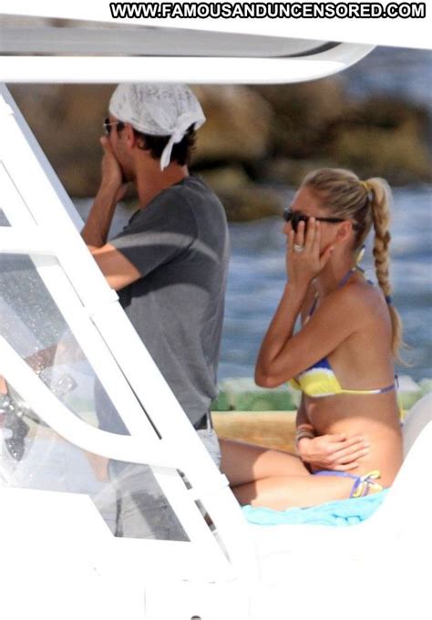 Anna Kournikova Nude Sexy Scene Sport Woman Yacht Bikini Hot Famous