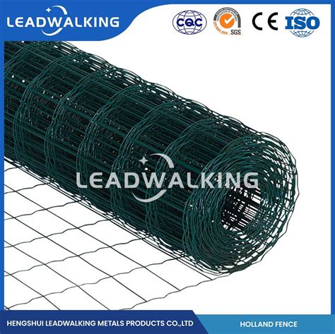 Leadwalking Thick Welded Mesh Manufacturing OEM Custom White PVC Coated