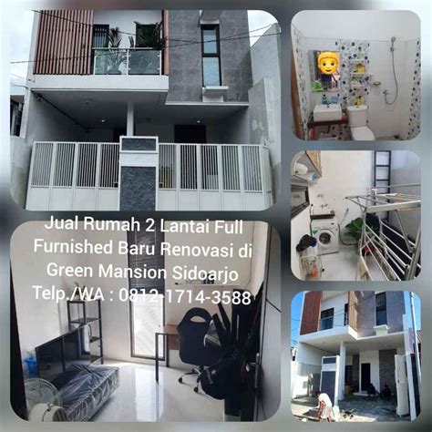 Rumah Dijual Green Mansion 2 Lantai Full Furnished