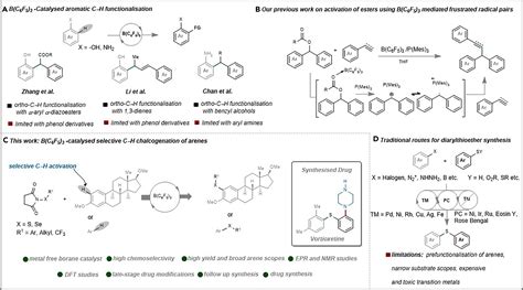 Bc6f53 Catalyzed Selective Ch Chalcogenation Of Arenes And Heteroarenes Chem