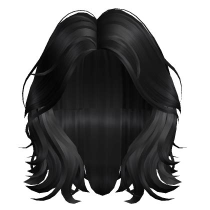 Layered Wolfcut Black Roblox Item Rolimon S