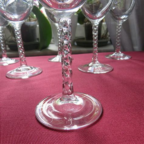 Verres Porto En Cristal D Arques Mod Le Fleury Taille Pi H Cm