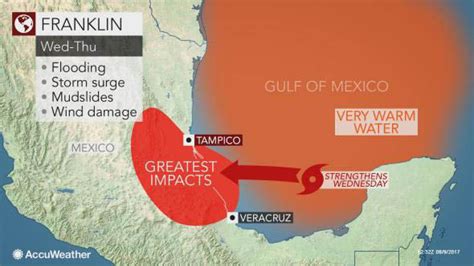 When will Hurricane Franklin hit Mexico? | Weather | News | Express.co.uk