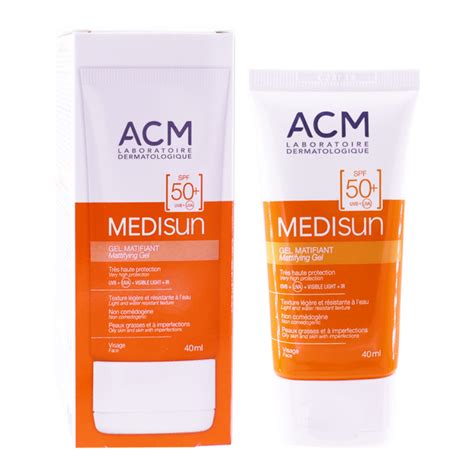 ACM MEDISUN GEL MATIFIANT SPF50 40ML