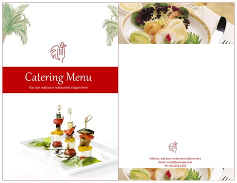 Free Printable Restaurant Menu Templates – Atlanticcityaquarium.com