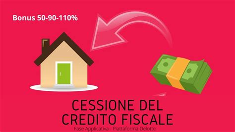 Cessione Del Credito Fiscale Superbonus 110 Bonus Ristrutturazione 50 Piattaforma