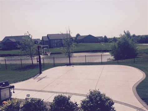 Concrete Basketball Courts E And J Concrete And Dirt Work