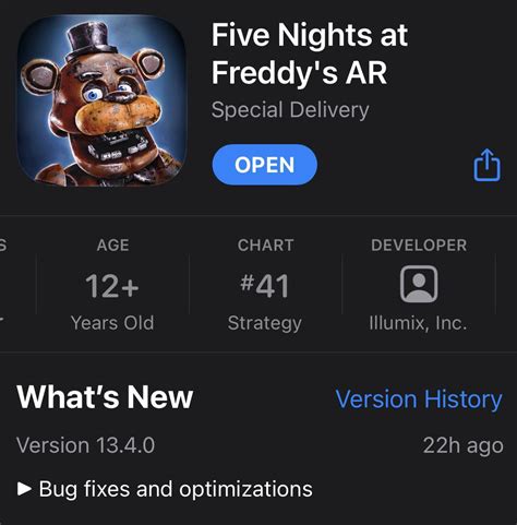 Illumix has just released a new patch for FNaF AR : r/fivenightsatfreddys