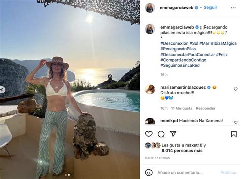 Emma Garc A Impresionante Presume De Vientre Plano En Su Primer Posado En Bikini Del A O