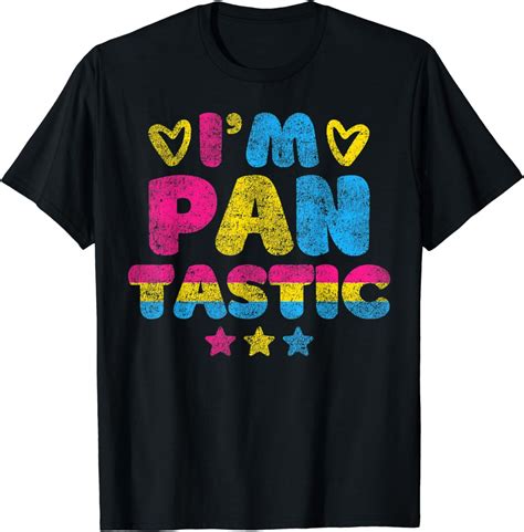 Lgbt Pride Im Pan Tastic Fantastic Pansexual Support Lover T Shirt