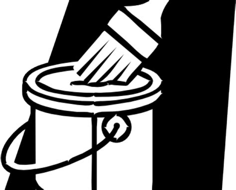 Original Paint Bucket And Brush Clipart Png Download Large Size