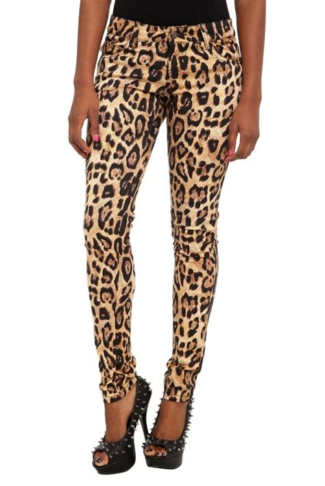 Leopard Skinny Jeans Printed Skinny Jeans Skinny Jeans Leopard Fashion