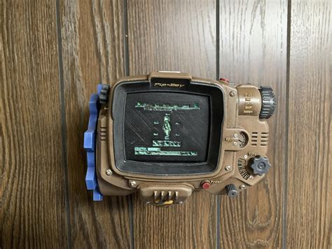 Fallout 4 Pip Boy 3000 Mark Iv Printed And Painted With Custom Wall