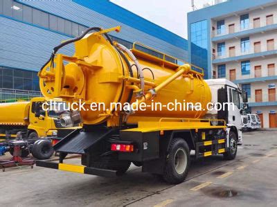 10 Cbm Sewage Tanker Rhd LHD Shacman 4X2 Vacuum Sewer Tank Truck With