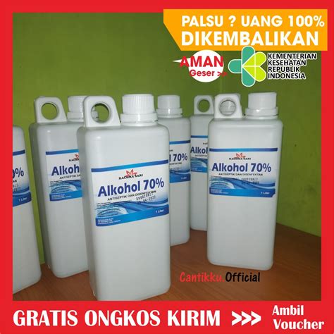 Jual Alkohol Liter Cairan Antiseptik Antiseptic Anti Septic