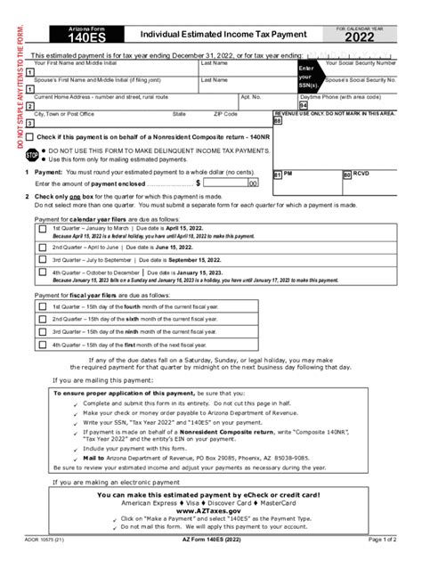 Arizona Form A4 2024 Pansy Beatrice