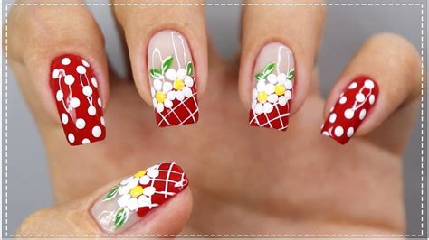 Unhas Decoradas Simples E FÁcil De Fazer Nail Art Easy Gersoni