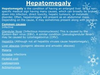 Hepatomegaly | PPT