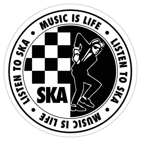 Sticker SKA - listen to ska | Tips for original gifts