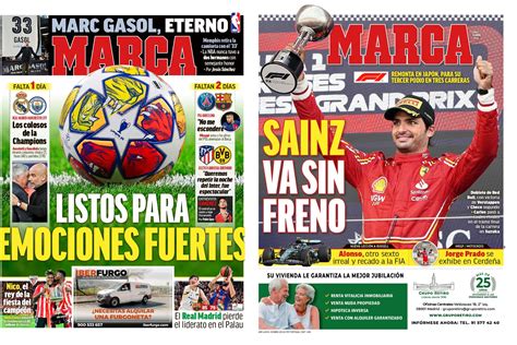 Las Portadas De Los Peri Dicos Deportivos Este Lunes De Abril