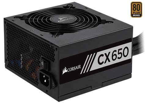 CX Series CX650 650 Watt 80 PLUS Bronze Certified ATX PSU