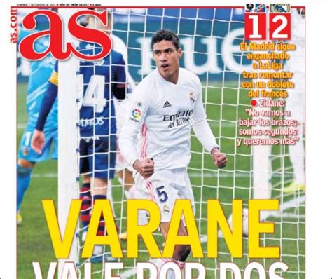 Real Madrid Tv Huesca Real Madrid Portadas De Marca Y As