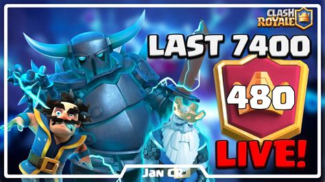 LAST TOP LADDER PUSH TO 7400 WITH PEKKA BRIDGE SPAM LIVE MATCHUPS CLASH