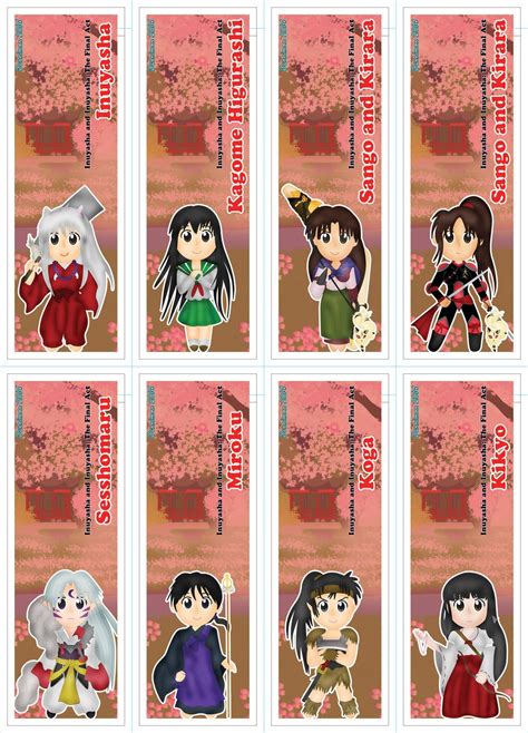 Calendar Anime Printable Bookmarks Ideas Diana Filippa