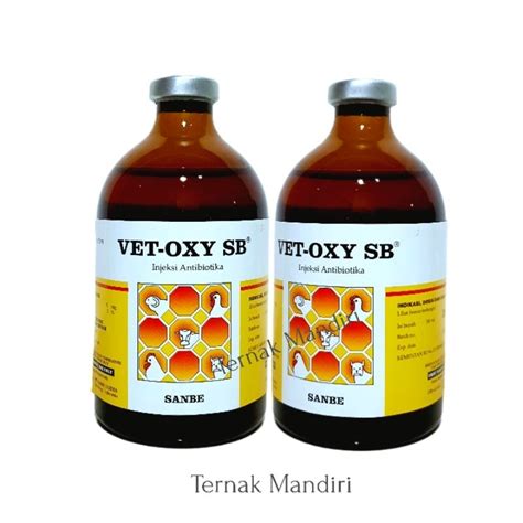 Jual Vet Oxy SB 100ml Obat Infeksi Bakter Pernapasan Dan Pencernaan