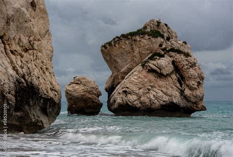 Rock Of Aphrodite Petra Tou Romiou Birthplace Of Goddess Of Love