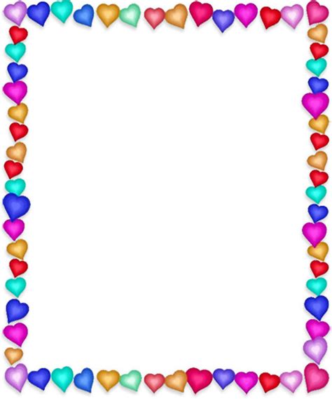 Free Valentine S Day Border Graphics Clipart Frames