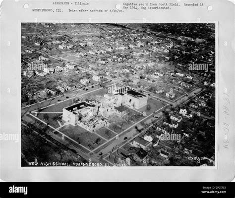 Illinois - Murphysboro, Aerial Photograph Stock Photo - Alamy