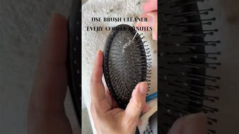 How To Clean A Hair Brush How To Clean The Wet Brush How To Get Lint Out Of A Hairbrush Youtube