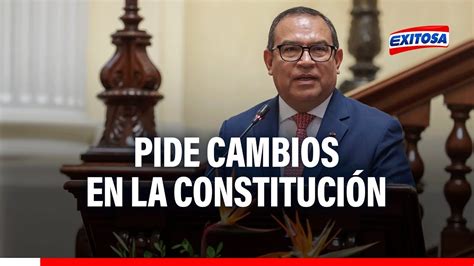 Alberto Otárola Pide Al Congreso Reformar La Vacancia Presidencial Y