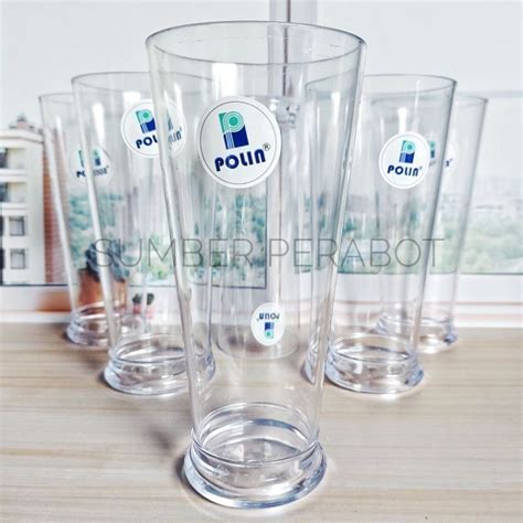 Jual Promo Pcs Gelas Jus Plastik Mika Tahan Banting Telas Es Teh