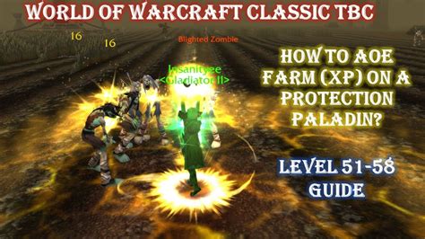 Wow Classic Tbc Guide How To Aoe Farm Xp For Leveling On A Protection