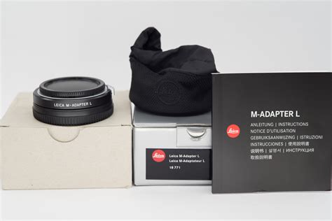 Sold Leica M Adapter L Black 18771 FM Forums