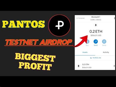 PANTOS Testnet Biggest Airdrop Per Account Profit 1000 Today New