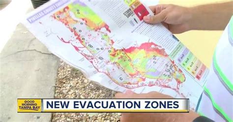 New Evacuation Zones For Pinellas County