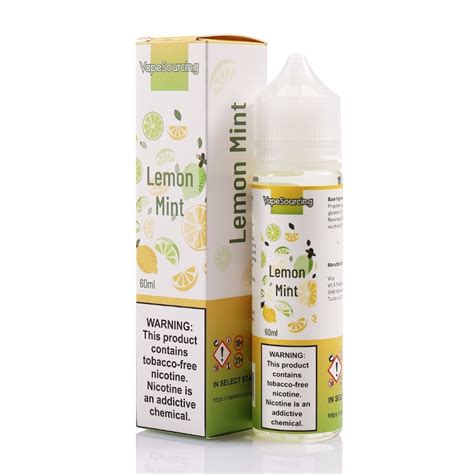 Vapesourcing Lemon Mint E Juice Ml Vapesourcing