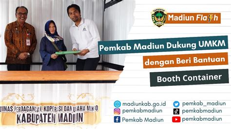 Pemkab Madiun Dukung UMKM Dengan Beri Bantuan Booth Container YouTube