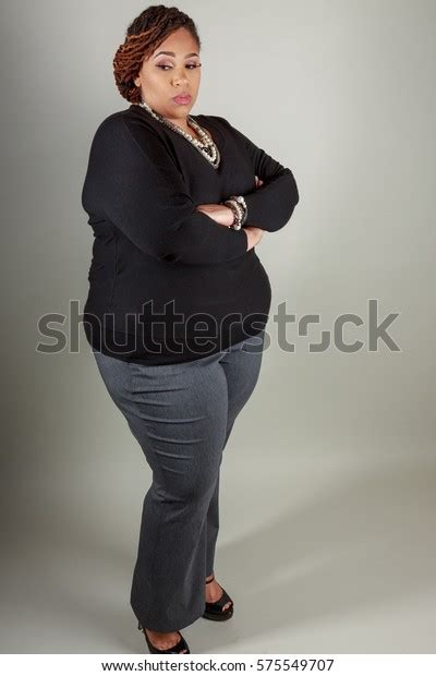 Plus Size Bbw African American Woman Stock Photo Shutterstock