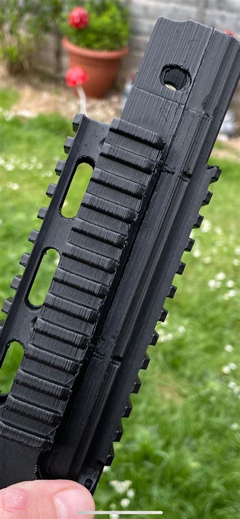 Stl File Airsoft Sa58 Fal Short Dsarms Handguard Quad Rail 220mm 🔫・3d Printing Model To Download