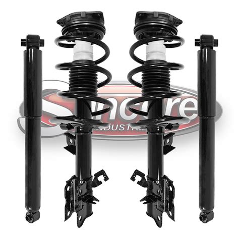 Front Quick Install Complete Strut Assemblies Rear Shocks Kit