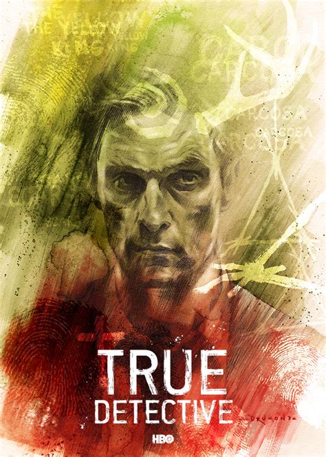 Illustration True Detective Poster Behance