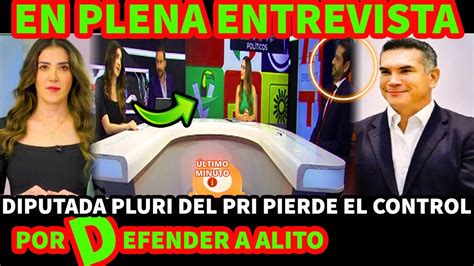 En Plena Entrevista Diputada Pluri Del Pri Pierde El C Ntr L Por D E F