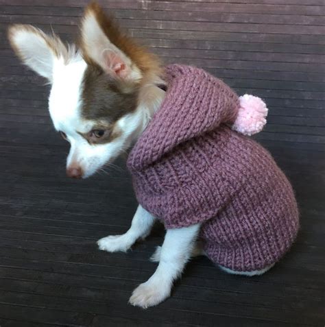 2 Pdf Knitting Patterns Toy Chihuahua Sweater Fast And Etsy Italia